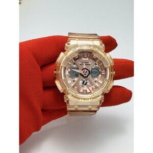 Casio G-Shock GMA-S120SR Clear Resin Shock Resistant Watch Japan Working